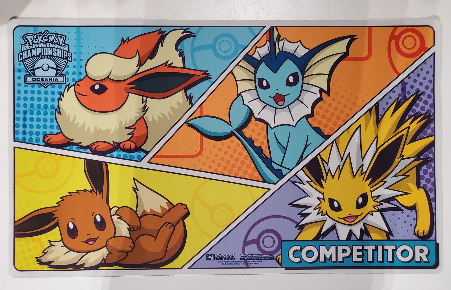 2023 OCIC Eevee competitor playmat