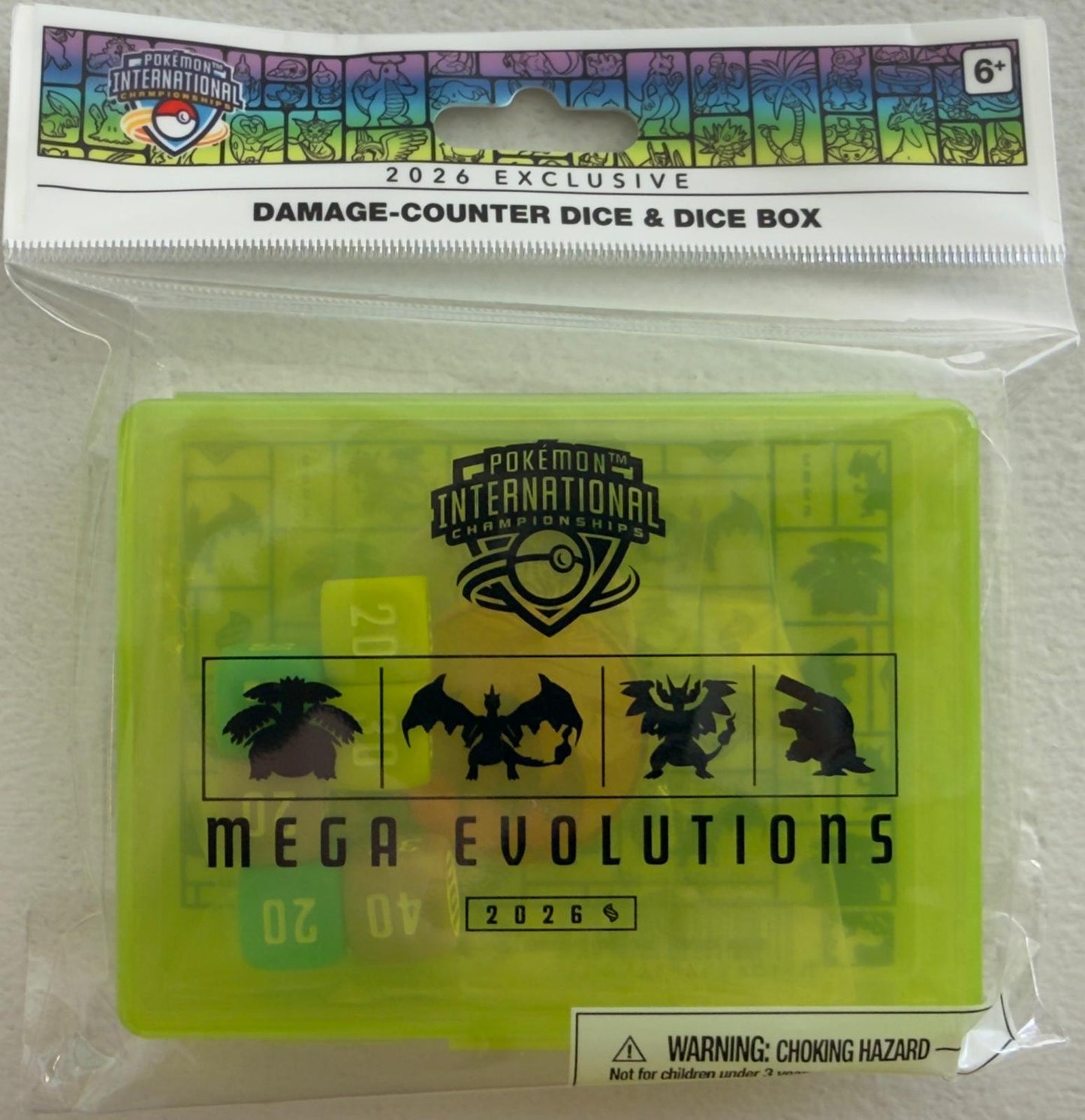 Pokémon - International Championship (ICs) 2026 Exclusive - Mega Evolution Dice Box