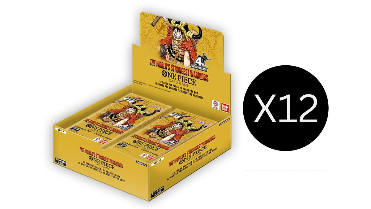 One Piece Card Game - The World's Strongest Warriors - OP-17 - Booster Box Case (English)