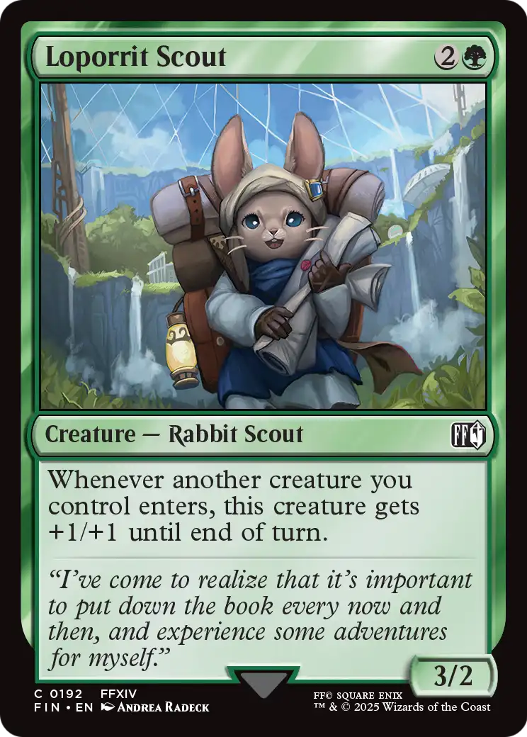 Loporrit Scout (FIN-192) [FINAL FANTASY] Foil