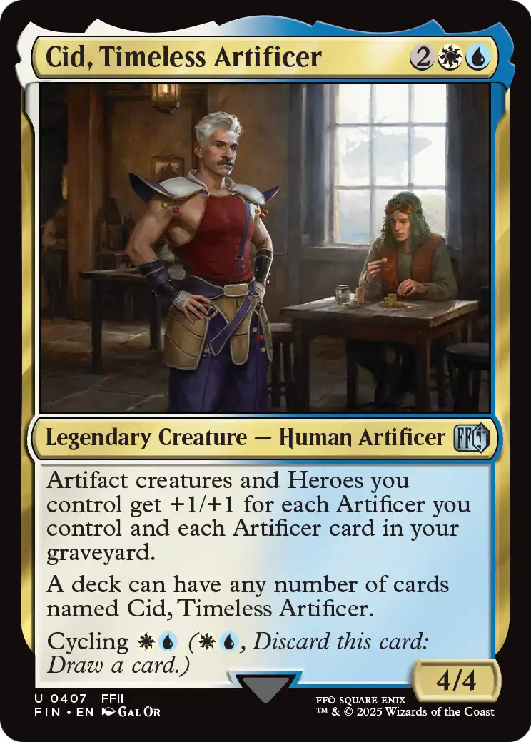 Cid, Timeless Artificer (FIN-407) [FINAL FANTASY]
