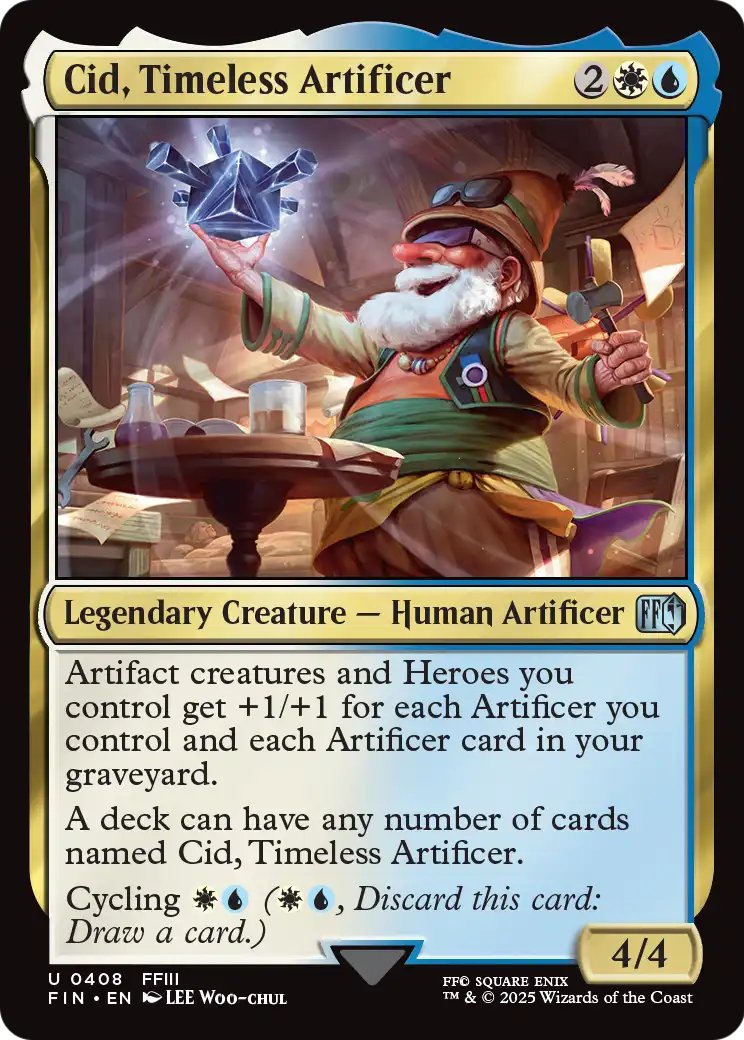 Cid, Timeless Artificer (FIN-408) [FINAL FANTASY] Foil
