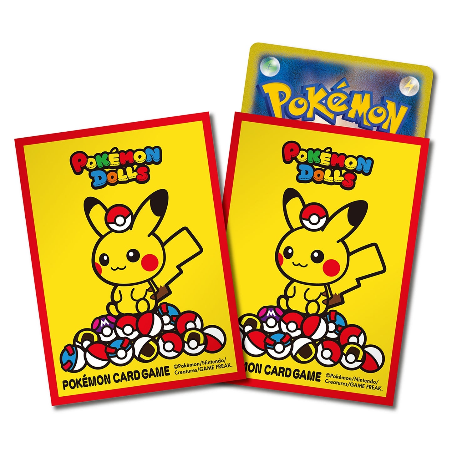 Pokémon Center Japan Official Sleeves: Pokemon Dolls Pikachu Sleeves