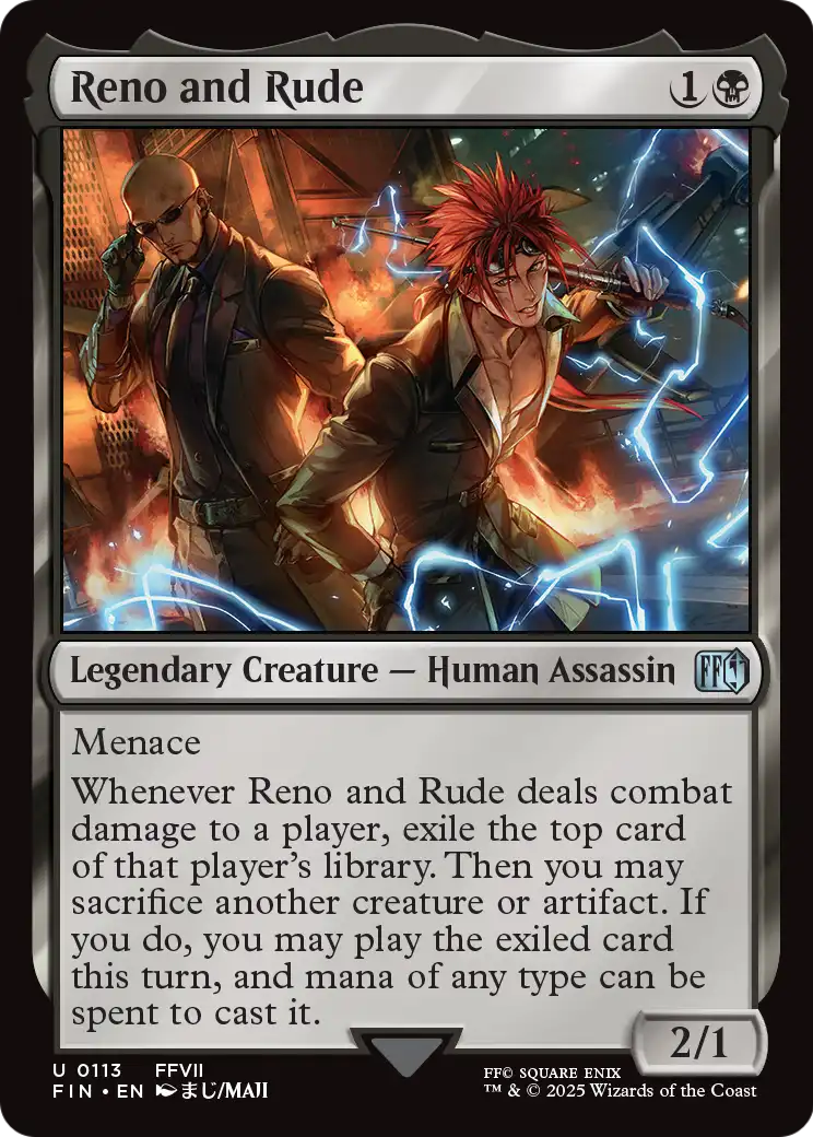 Reno and Rude (FIN-113) [FINAL FANTASY]