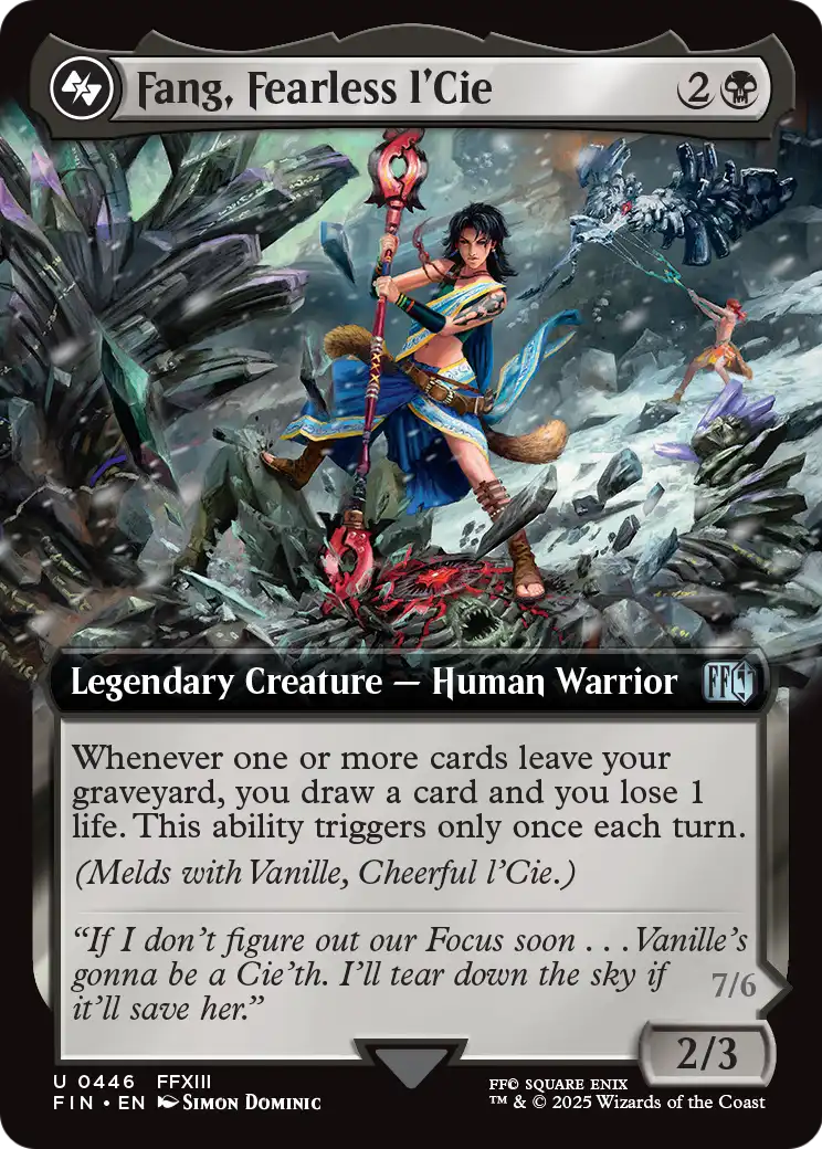 Fang, Fearless l'Cie (Extended Art) (FIN-446) [FINAL FANTASY]