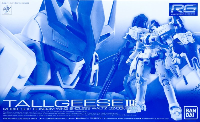 P.Bandai RG 1/144 Tallgeese III Real Grade Endless Waltz