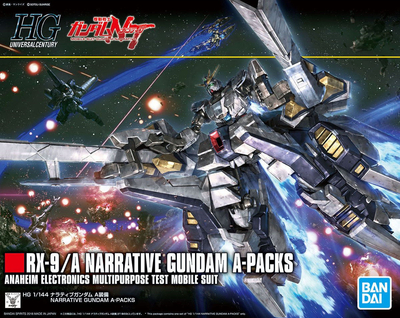 Bandai HGUC #218 1/144 Narrative Gundam A-Packs Gundam NT