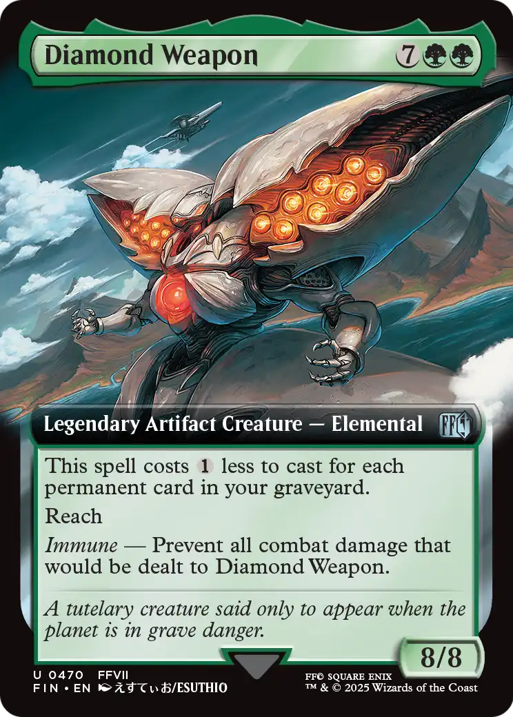 Diamond Weapon (Extended Art) (FIN-470) [FINAL FANTASY] Foil