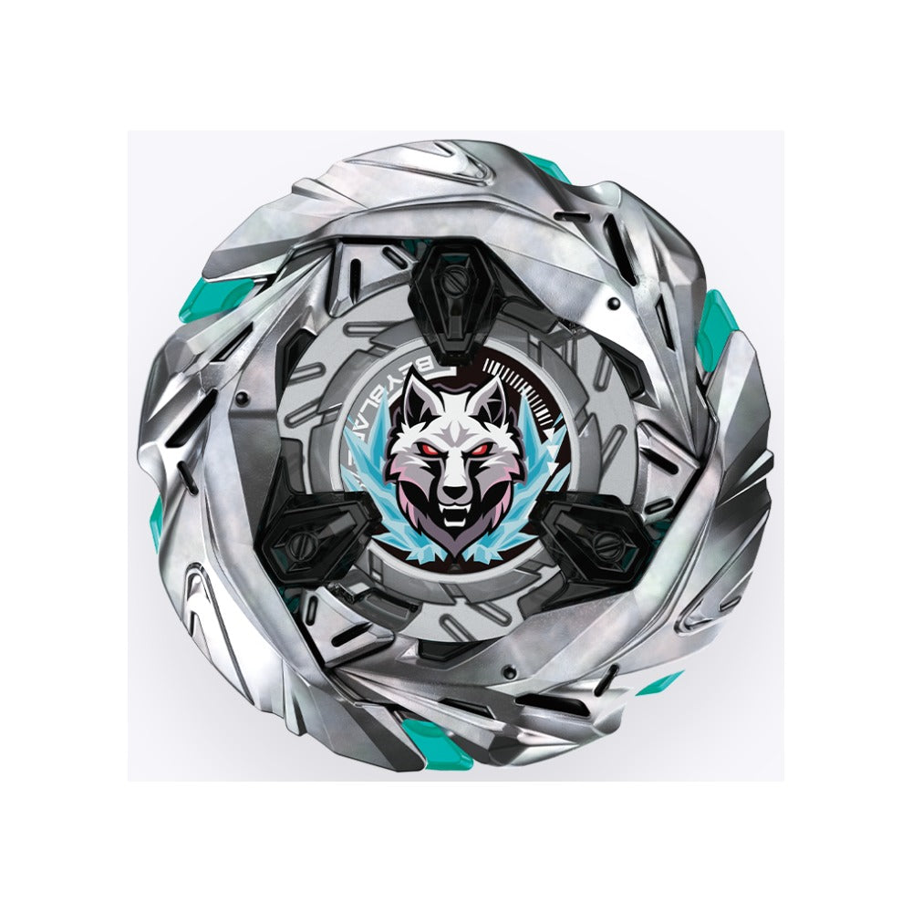 Takara Tomy Beyblade X UX-08 Silver Wolf — Beyblade top view