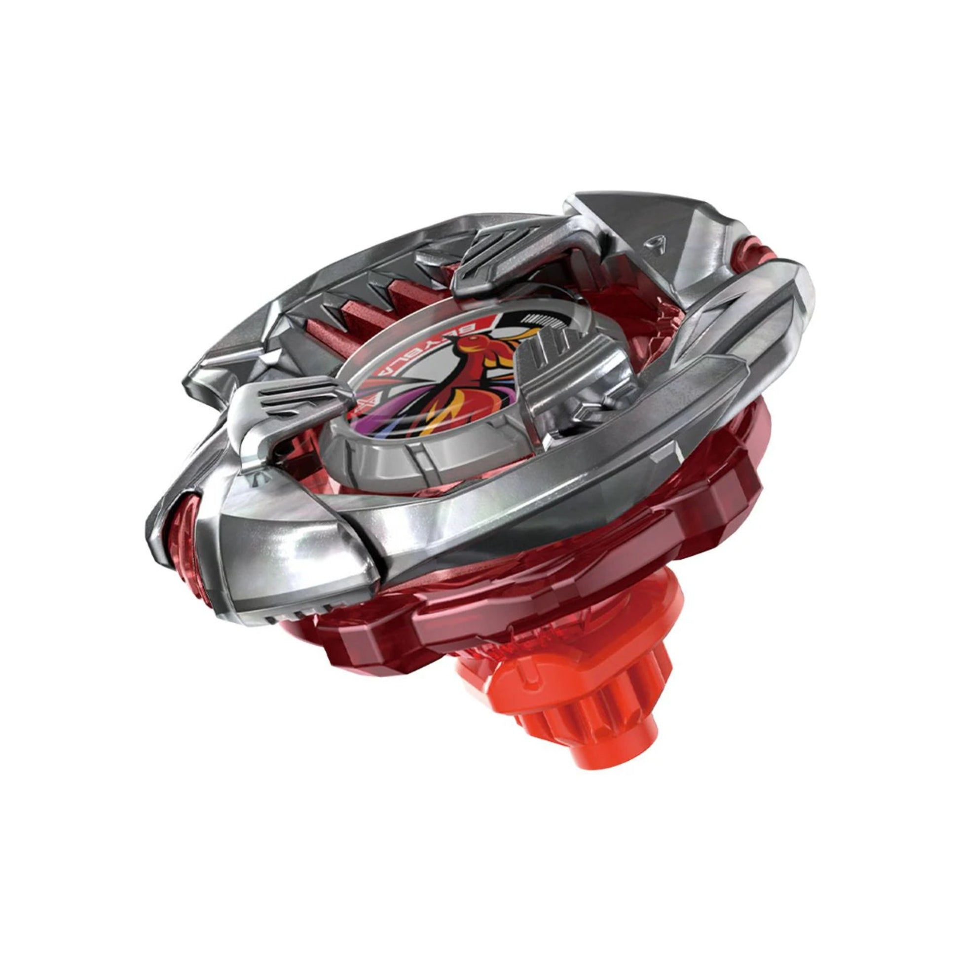 Takara Tomy Beyblade X BX-38 Crimson Garuda — Beyblade angled view