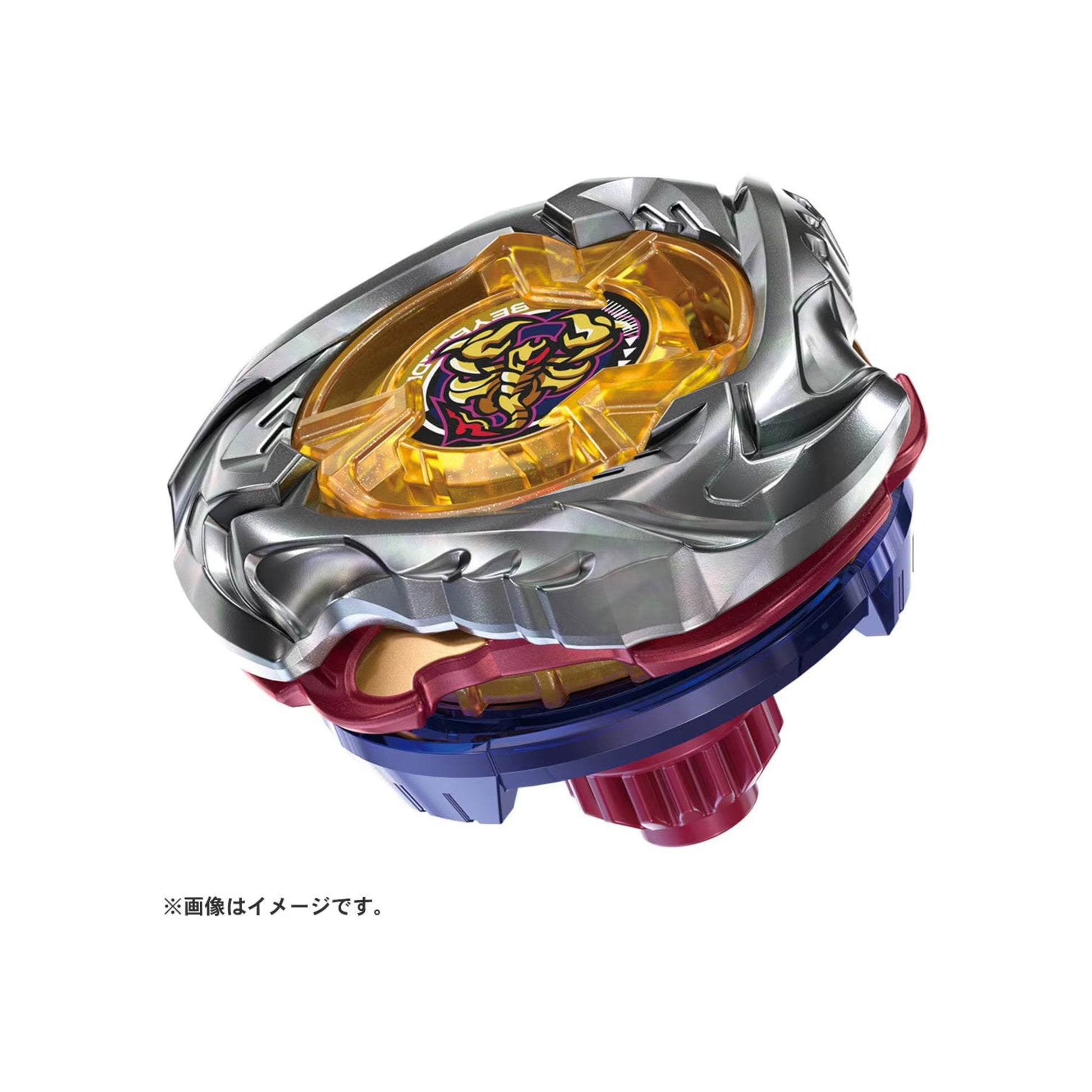 Takara Tomy Beyblade X UX-14 Scorpio Spear — Beyblade top view