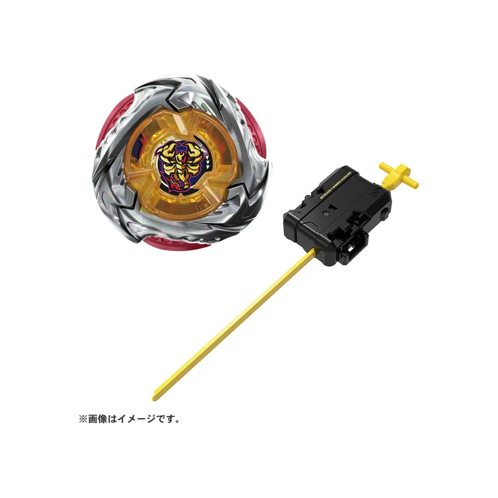 Takara Tomy Beyblade X UX-14 Scorpio Spear — Beyblade with launcher
