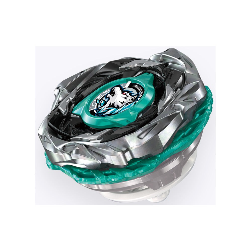 Takara Tomy Beyblade X CX-10 Wolf Hunt — Beyblade angled view