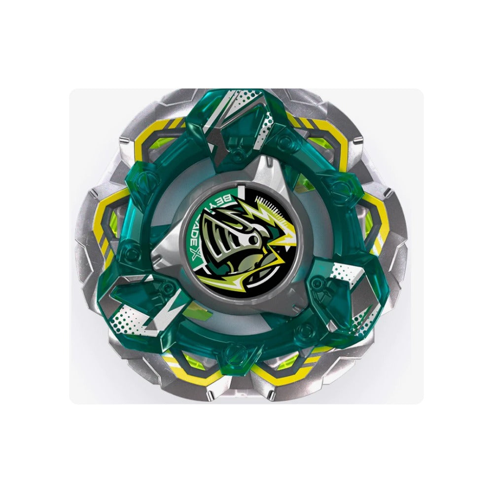 Takara Tomy Beyblade X CX-14 Knight Fortress — Beyblade top view