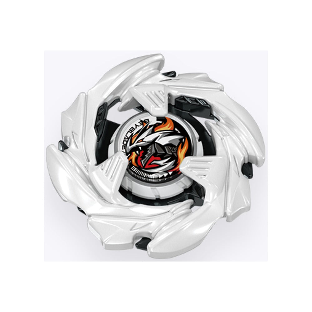 Takara Tomy Beyblade X BX-00 White Metal Cobalt Dragoon J.League Ver. — Beyblade front view