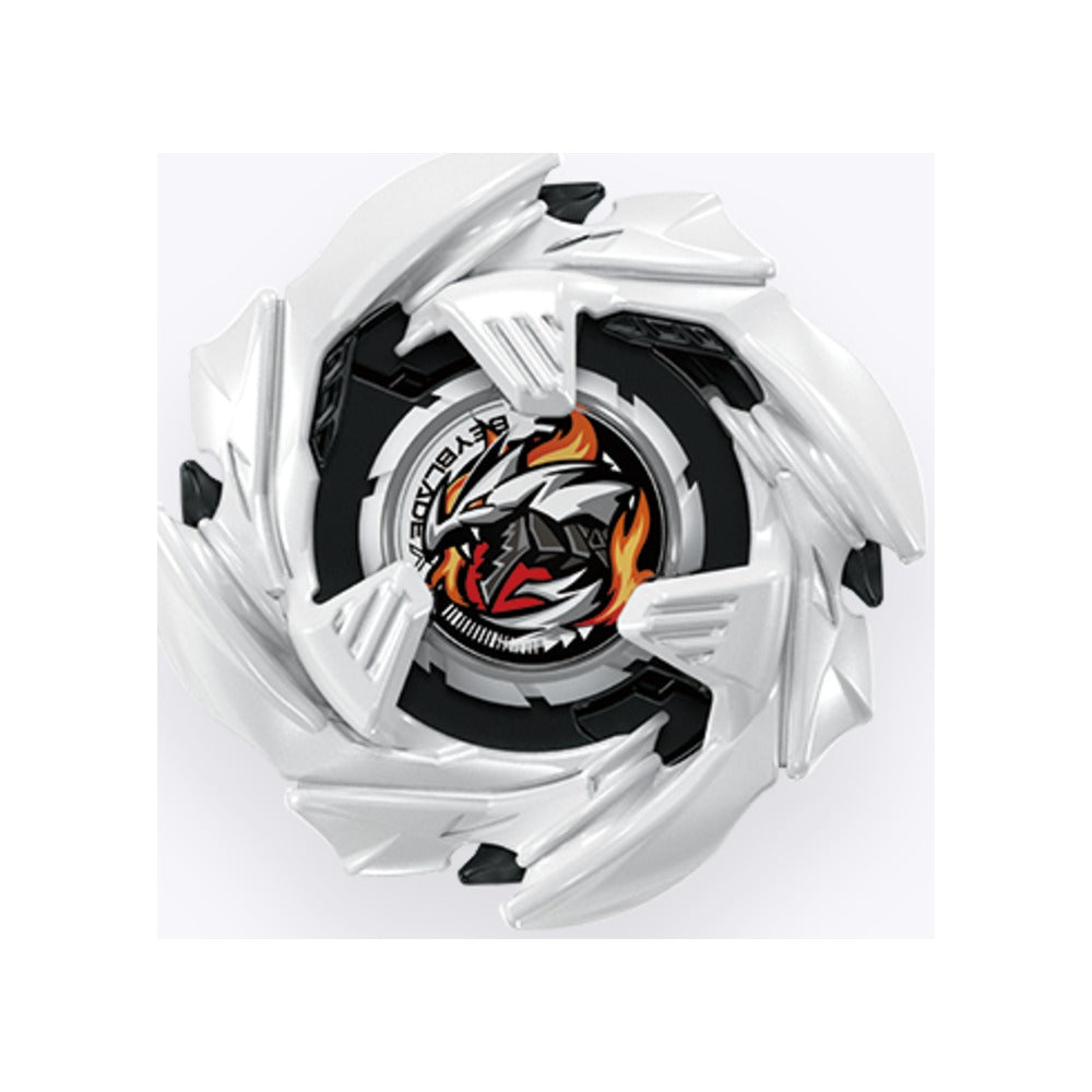 Takara Tomy Beyblade X BX-00 White Metal Cobalt Dragoon J.League Ver. — Beyblade top view