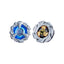 Hasbro Beyblade X Cowl Sphinx & Crest Leon — both Beyblades top view