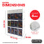 EVORETRO Acrylic Display Stand for Booster  DispenserPacks – Retail Counter Unit with Top Shelf (Online Only)