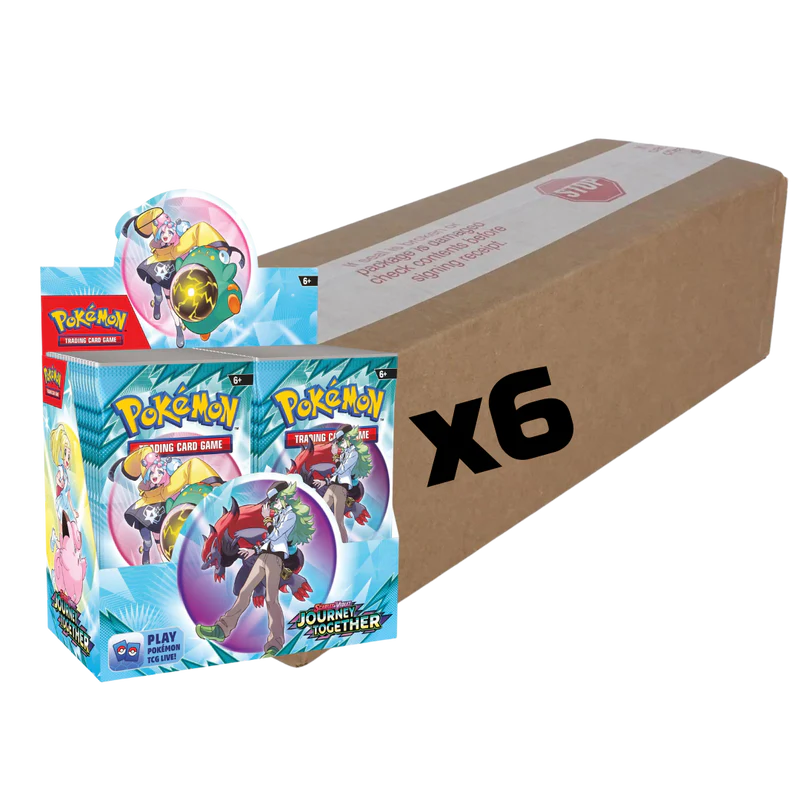 Pokemon TCG - Scarlet and Violet - Journey Together Enhanced Booster Box Sealed Case