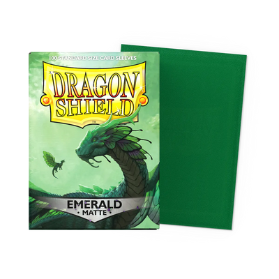 Dragon Shield Sleeves - Matte Standard (Emerald)