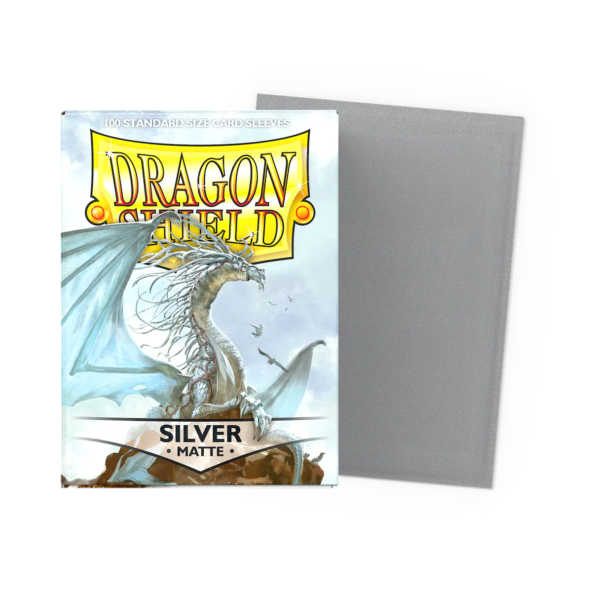 Dragon Shield Sleeves - Matte Standard (Silver)