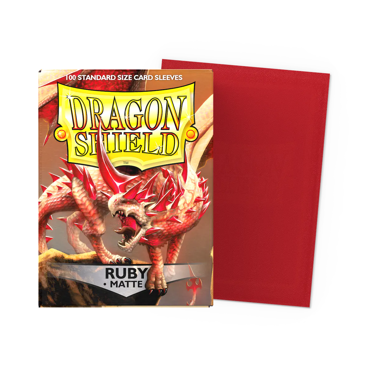 Dragon Shield Sleeves - Matte Standard (Ruby)