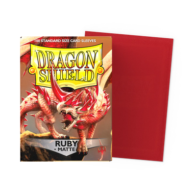 Dragon Shield Sleeves - Matte Standard (Ruby)