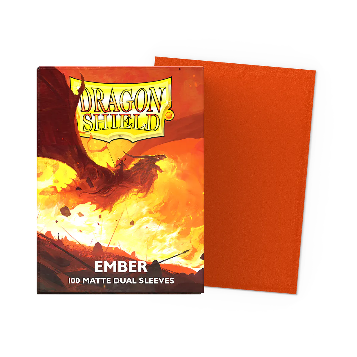 Dragon Shield Sleeves - Matte Dual Standard (Ember)