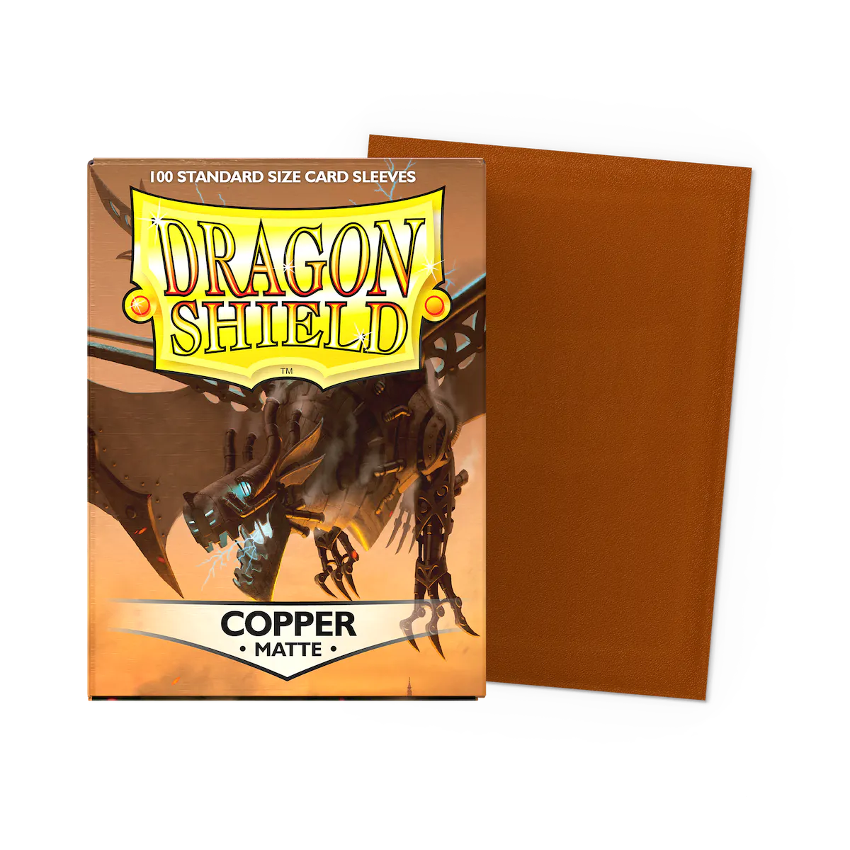 Dragon Shield Sleeves - Matte Standard (Copper)