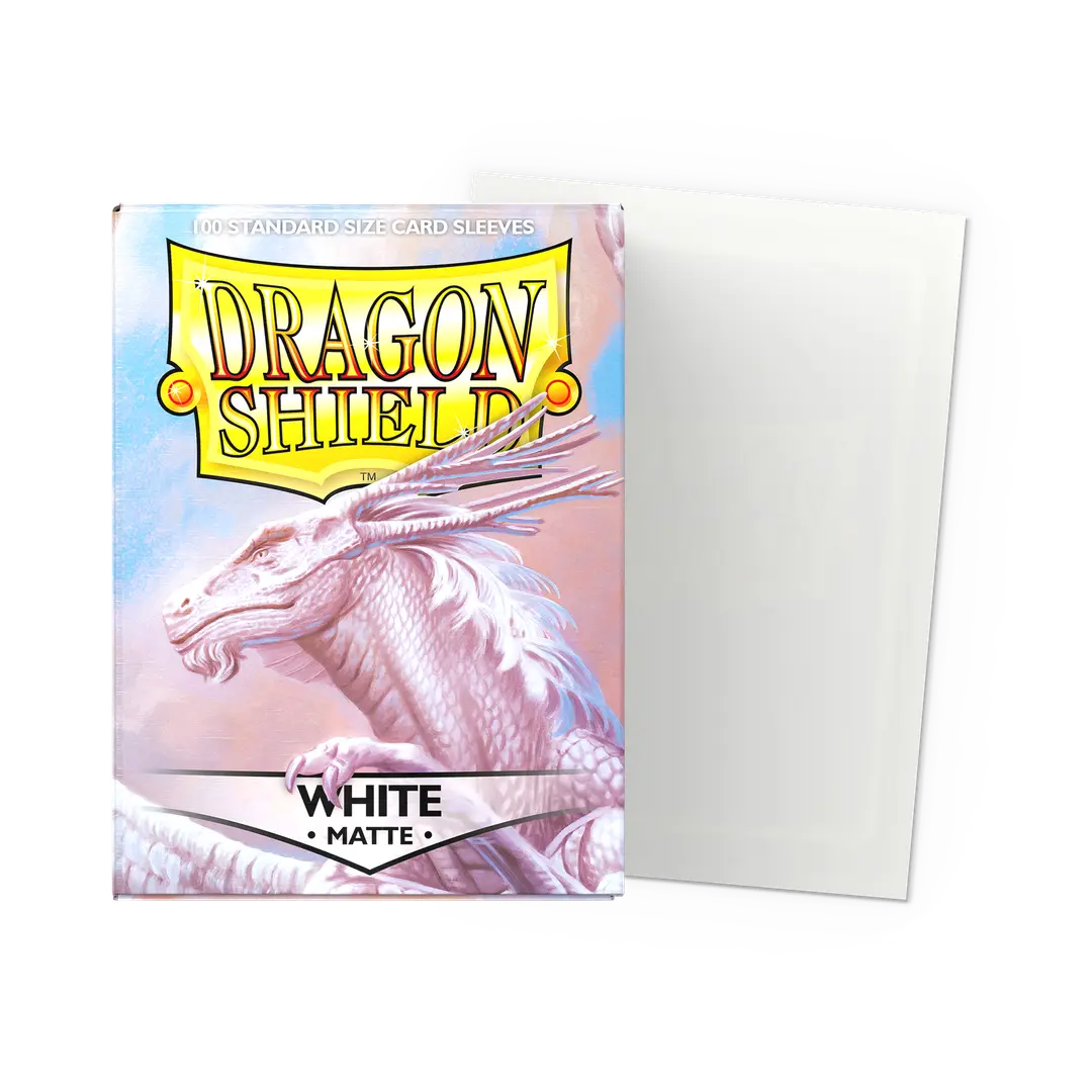 Dragon Shield Sleeves - Matte Standard (White)