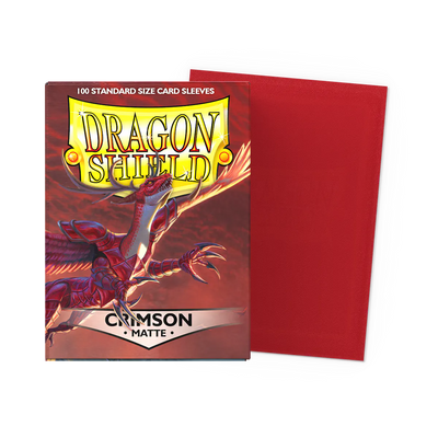 Dragon Shield Sleeves - Matte Standard (Crimson)