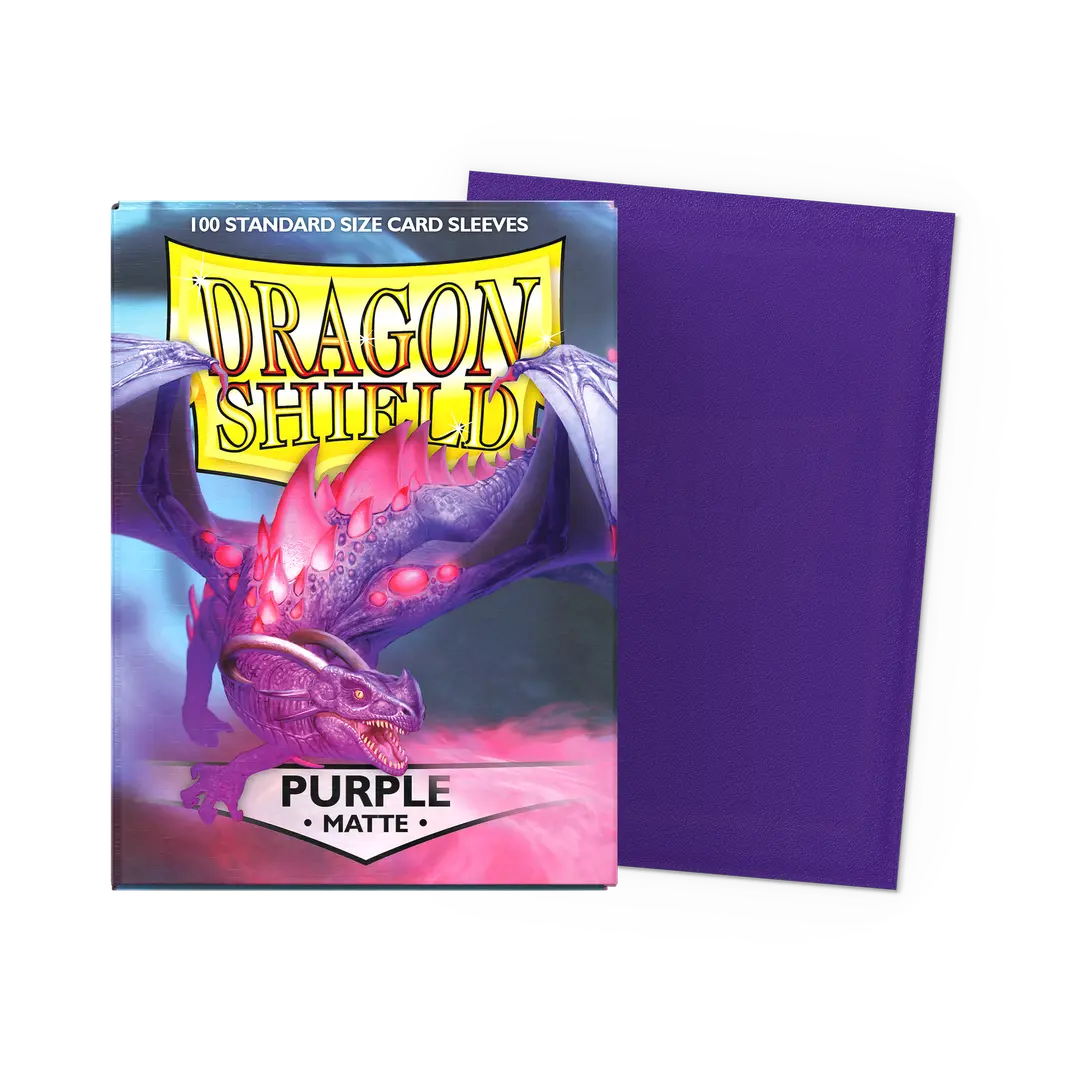 Dragon Shield Sleeves - Matte Standard (Purple)