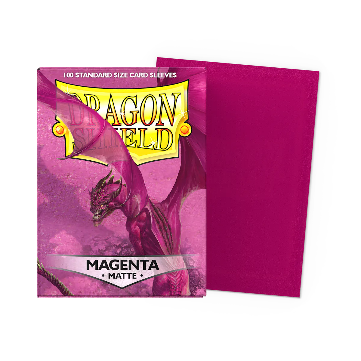 Dragon Shield Sleeves - Matte Standard (Magenta)