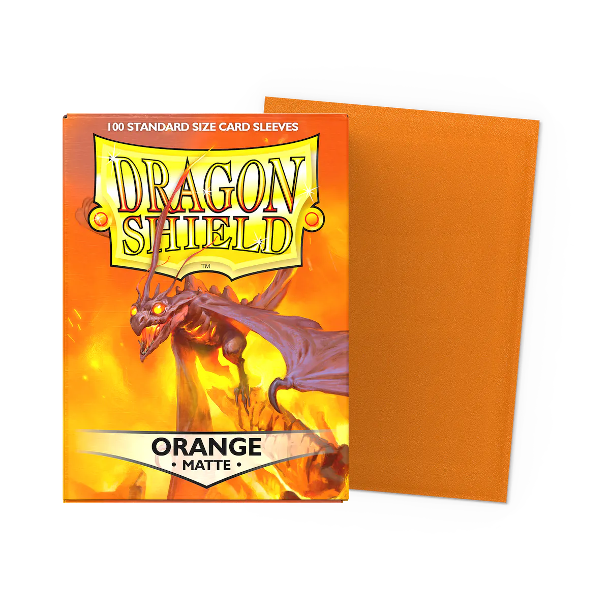 Dragon Shield Sleeves - Matte Standard (Orange)