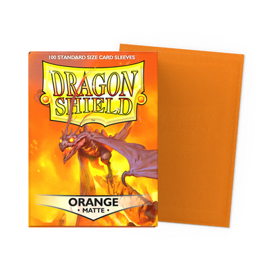 Dragon Shield Sleeves - Matte Standard (Orange)