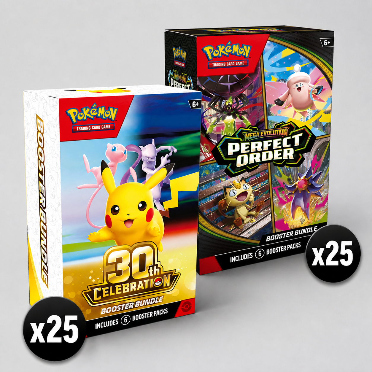 Pokémon TCG - 30th Celebration - Booster Bundle Case and Perfect Order Bundle Case (Pre-Order Oct 2 2026)