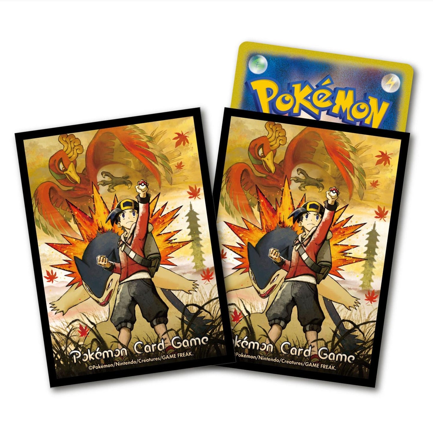 Pokémon Center Japan Official Sleeves: Ethan and Typhlosion Sleeves