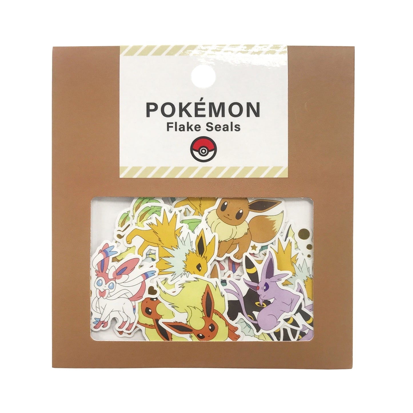 Pokemon Center FLAKE SEALS/Eevee and Evolutions Stickers (Pokémon Center Japan)