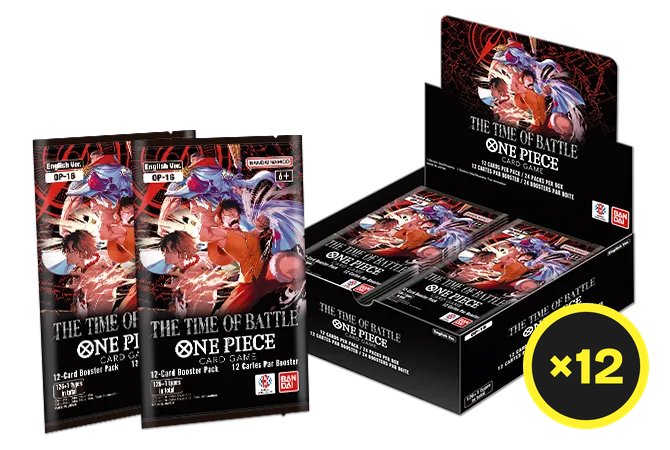 One Piece Card Game - The Time of Battle - OP-16 - Booster Box + Lockbox Acrylic Case (English)