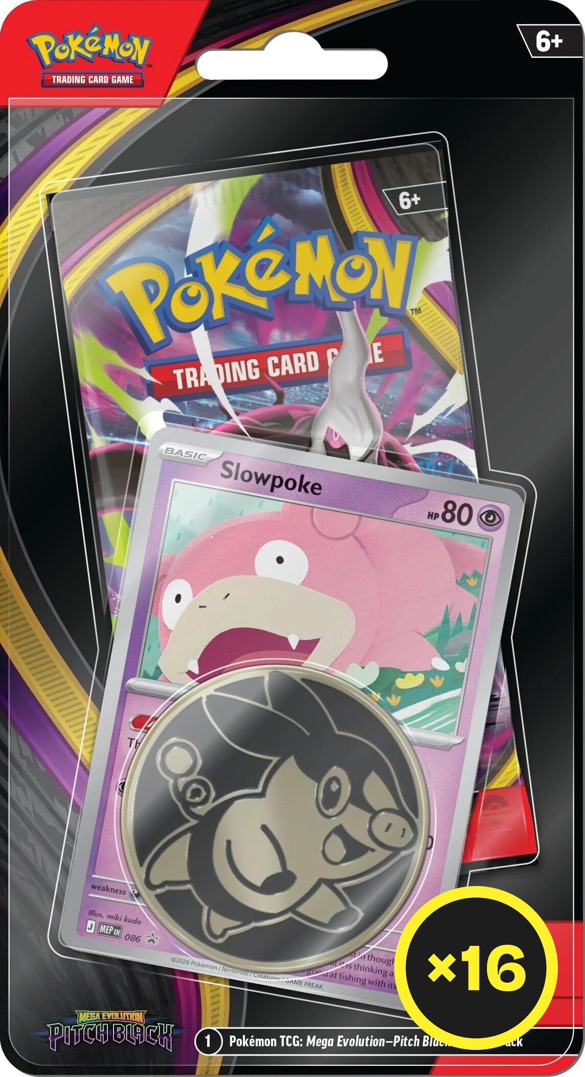 Pokémon TCG - Mega Evolution - Pitch Black - Checklane Blister Pack