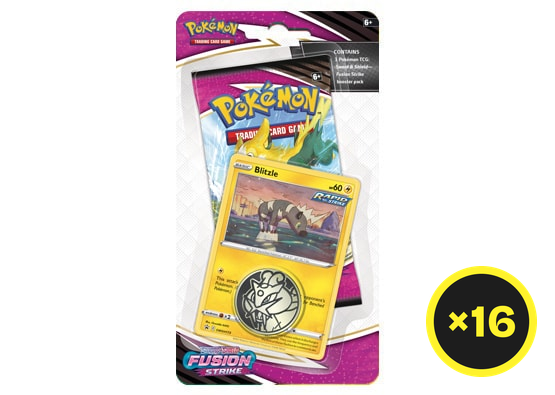 Pokémon TCG - Sword & Shield - Fusion Strike - Checklane Blister Pack (Blitzle)