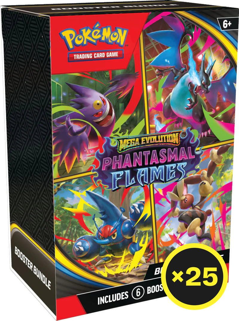 Pokémon TCG - Mega Evolution - Phantasmal Flames - Booster Bundle