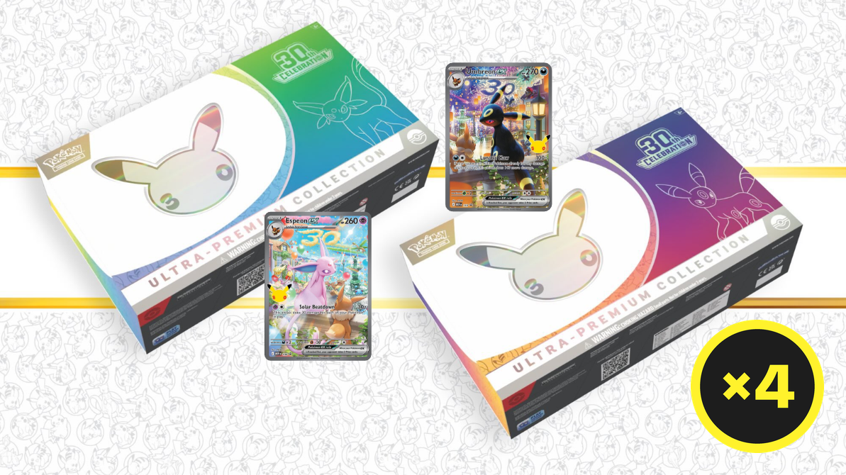 Pokémon TCG - Mega Evolution - 30th Celebration - Ultra Premium Collection Day & Night Bundle (Limit 1 Per Customer) - Wave 2