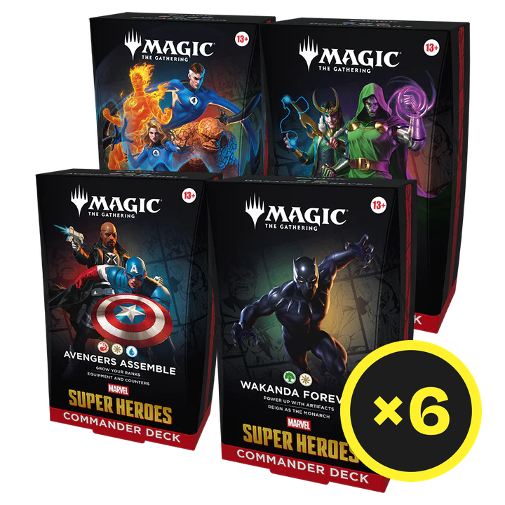 Magic The Gathering TCG - Marvel Super Heroes - Commander Deck (Full set)