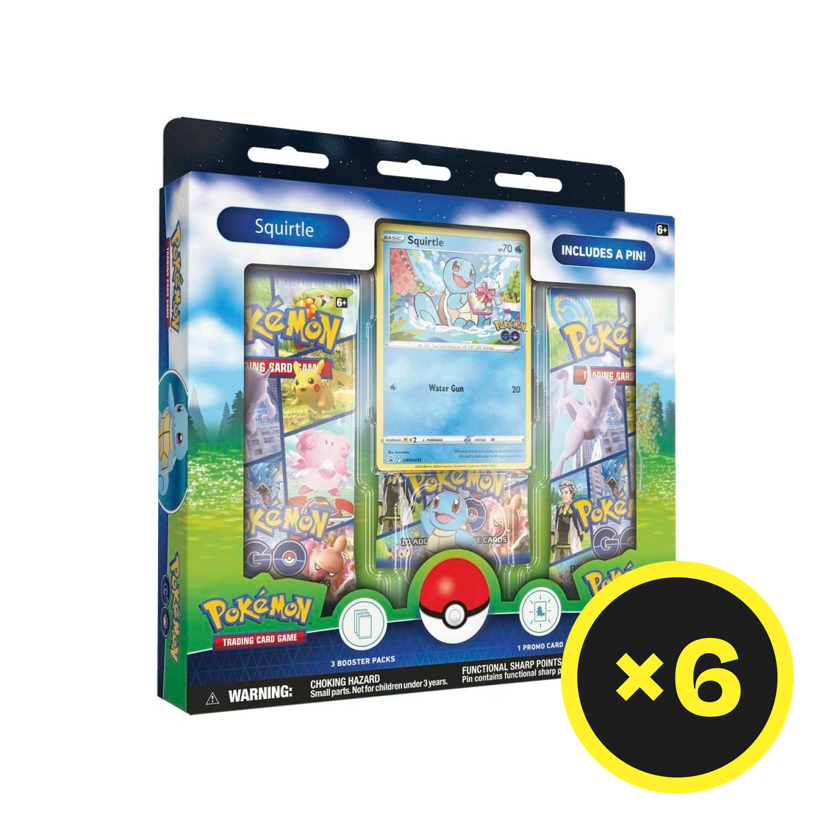 Pokémon TCG - Sword & Shield - Pokemon Go Pin Box (Squirtle)