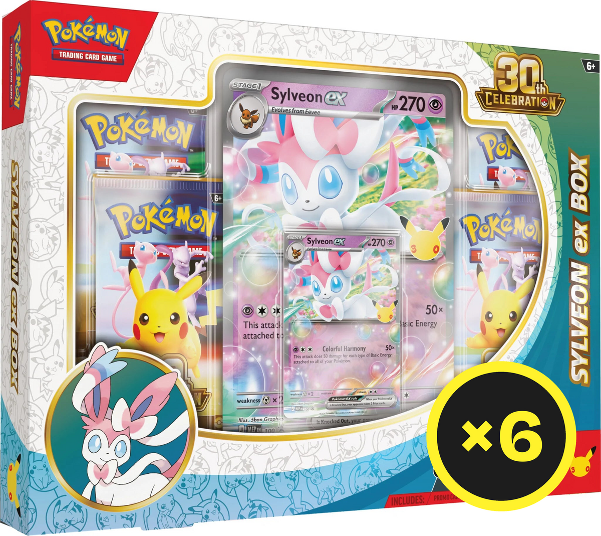Pokémon TCG - Mega Evolution - 30th Celebration - Sylveon ex Box