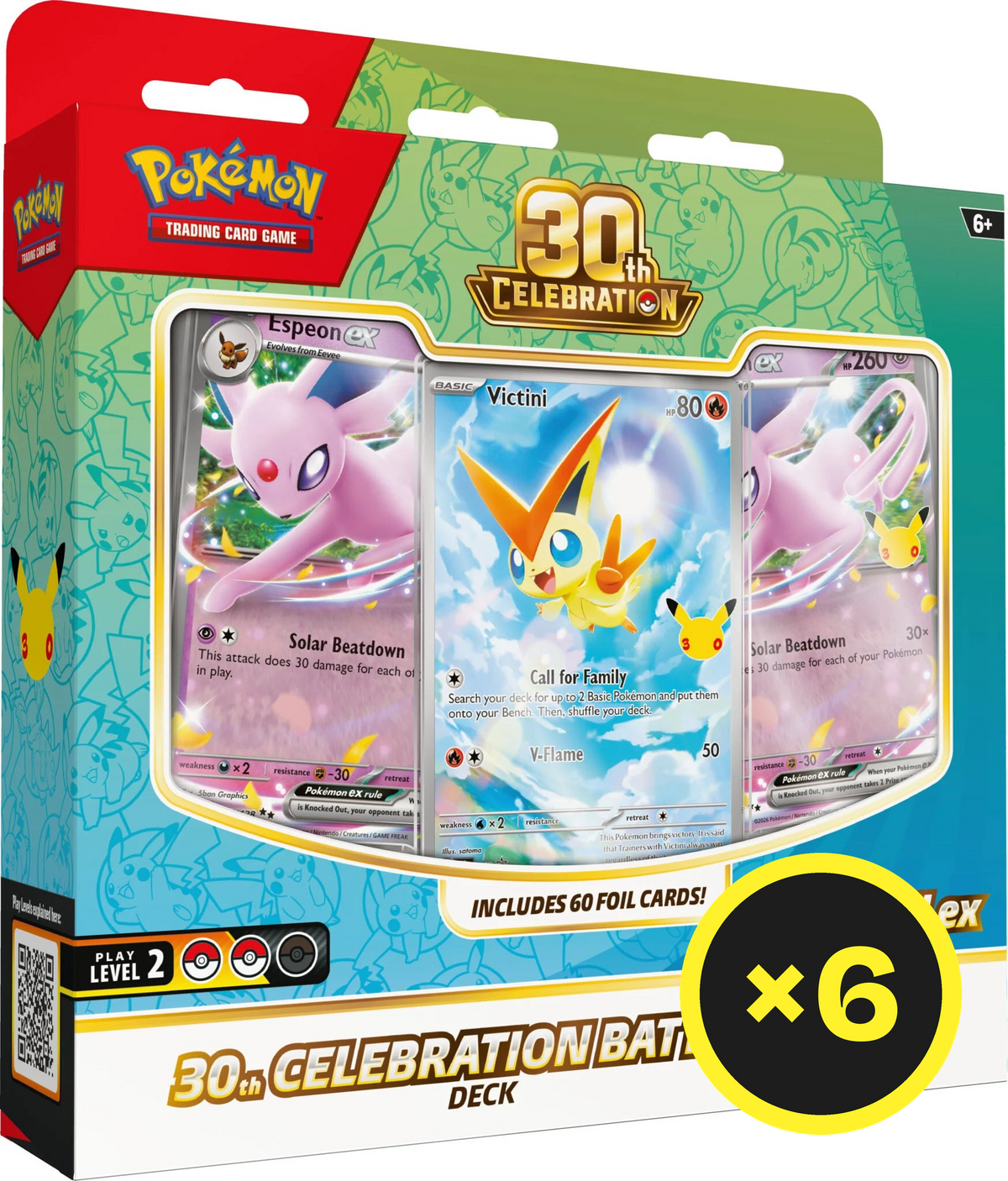 [PREORDER] Pokémon TCG - Mega Evolution - 30th Celebration - Espeon ex Battle Deck - 2026-10-30
