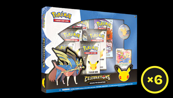 Pokémon TCG - Sword & Shield - Celebrations - Zacian Lv.X Deluxe Pin Collection