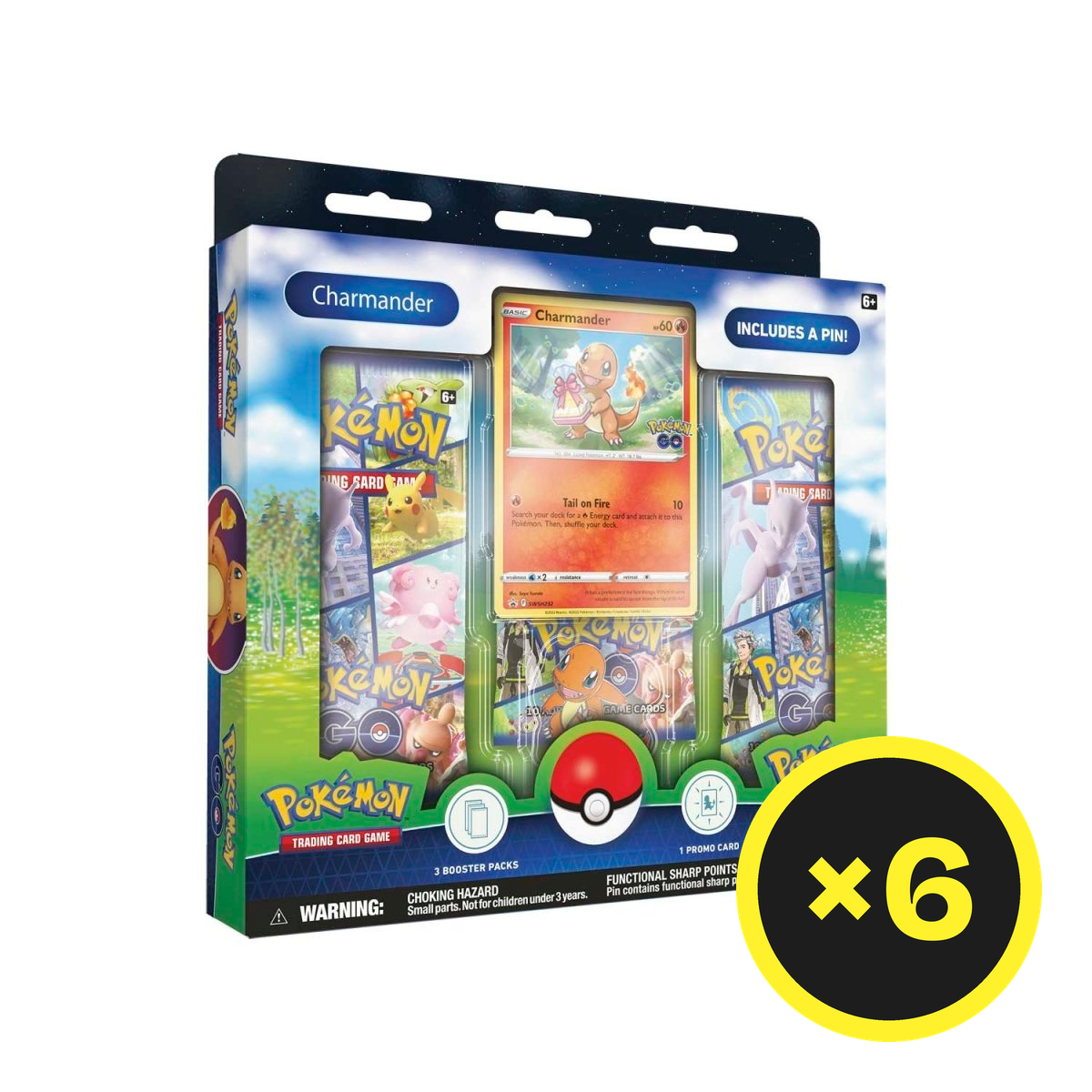 Pokémon TCG - Sword & Shield - Pokemon Go Pin Box (Charmander)