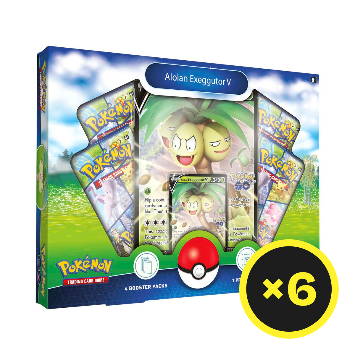 Pokémon TCG - Sword & Shield - Pokémon GO - Alolan Exeggutor V Collection